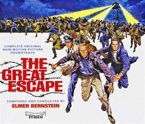 The Great Escape!  A daring World War II prison breakout and the captivating performance of Steve McQueen